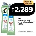 Supermayorista Vital Cif limp gel con lavandina/cloro oferta