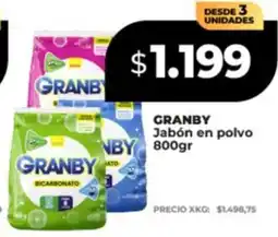 Supermayorista Vital Granby jabón en polvo oferta