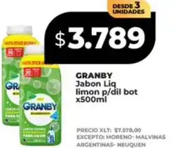 Supermayorista Vital Granby jabon liq limon p/dil bot oferta