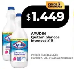 Supermayorista Vital Ayudin quitam blancos intensos oferta