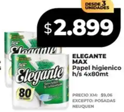 Supermayorista Vital Elegante max papel higienico h/s oferta