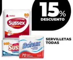 Supermayorista Vital Servilletas todas oferta