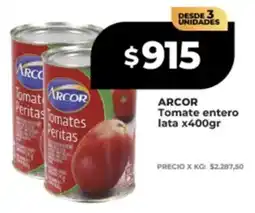 Supermayorista Vital Arcor tomate entero lata oferta