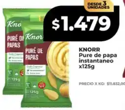 Supermayorista Vital Knorr pure de papa instantaneo oferta