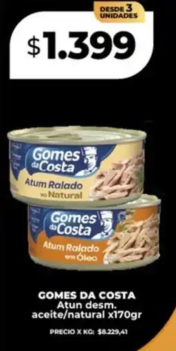 Supermayorista Vital Gomes da costa atun desm. aceite/natural oferta