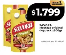 Supermayorista Vital Savora mostaza original doypack oferta