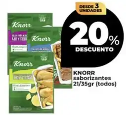 Supermayorista Vital Knorr saborizantes oferta