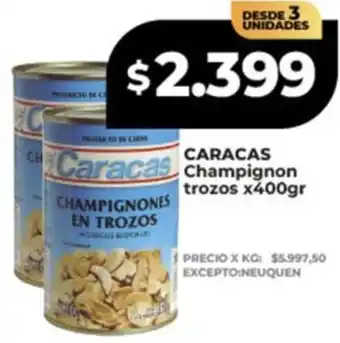 Supermayorista Vital Caracas champignon trozos oferta