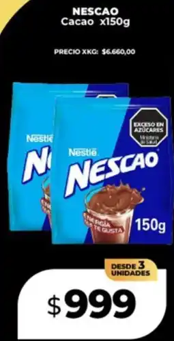 Supermayorista Vital Nestlé nescao cacao oferta