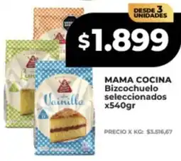 Supermayorista Vital Mama cocina bizcochuelo seleccionados oferta