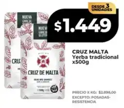 Supermayorista Vital Cruz malta yerba tradicional oferta
