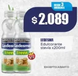 Supermayorista Vital Ledesma edulcorante stevia oferta