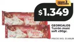 Supermayorista Vital Georgalos turrón maní soft oferta
