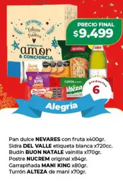 Supermayorista Vital Pan dulce nevares con fruta oferta