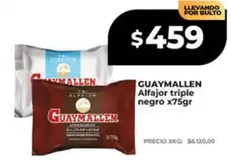 Supermayorista Vital Guaymallen alfajor triple negro oferta