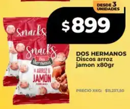 Supermayorista Vital Dos hermanos discos arroz jamon oferta
