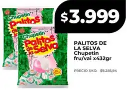 Supermayorista Vital Palitos de la selva chupetin fru/vai oferta