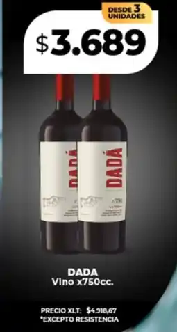 Supermayorista Vital Dada vino oferta