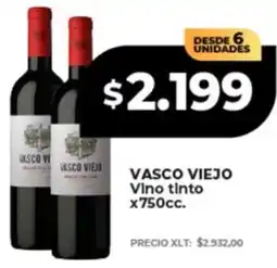 Supermayorista Vital Vasco viejo vino tinto oferta