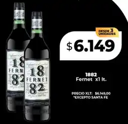 Supermayorista Vital 1882 fernet oferta