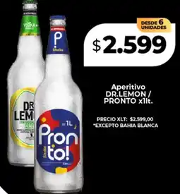 Supermayorista Vital dr.lemon/ pronto aperitivo oferta