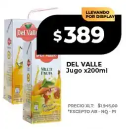 Supermayorista Vital Del valle jugo oferta