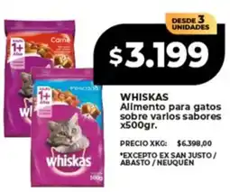 Supermayorista Vital Whiskas alimento para gatos sobre varios sabores oferta