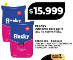 Supermayorista Vital Flecky allmento para perro adulto carne oferta