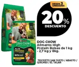 Supermayorista Vital Dog chow allmento high protein bolsas oferta
