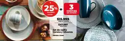 Supermayorista Vital Set de vajilla corona y alleanza oferta