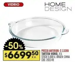 Coto Home design tartera vidrio oferta