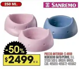 Coto Sanremo bebedero gato/perro oferta
