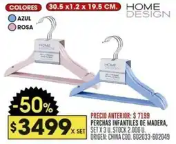 Coto Home design perchas infantiles de madera oferta