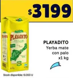 Nini Mayorista Playadito yerba mate con palo oferta