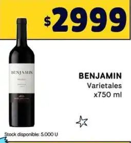 Nini Mayorista Benjamin varietales oferta