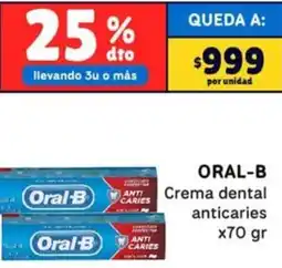 Nini Mayorista ORAL-B crema dental anticaries oferta