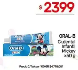 Nini Mayorista Oral-b cr.dental infantil mickey oferta