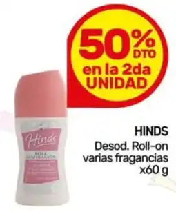 Nini Mayorista Hinds desod. roll-on varias fragancias oferta