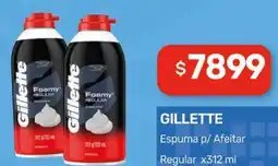 Nini Mayorista Gillette espuma p/afeitar regular oferta
