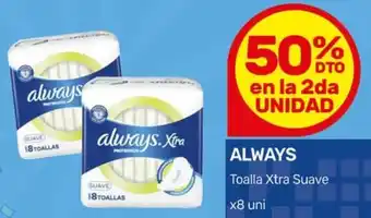 Nini Mayorista Always toalla xtra suave oferta