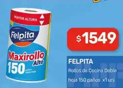 Nini Mayorista Felpita rollos de cocina doble hoja oferta