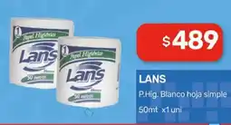 Nini Mayorista Lans p.hig. blanco hoja simple oferta