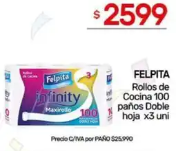 Nini Mayorista Felpita rollos de cocina oferta