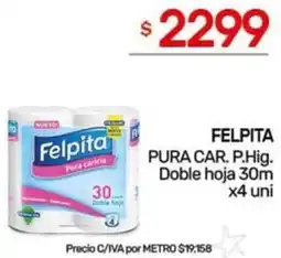 Nini Mayorista Felpita pura car. p.hig. doble oferta