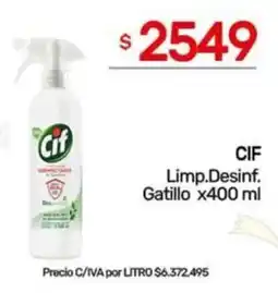 Nini Mayorista Cif limp.desinf. gatillo oferta