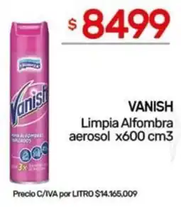 Nini Mayorista Vanish limpia alfombra aerosol oferta