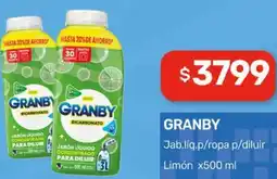 Nini Mayorista Granby jab.liq.p/ropa p/diluir limón oferta