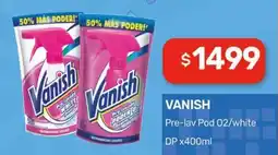 Nini Mayorista Vanish pre-lav pod 02/white dp oferta