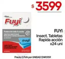 Nini Mayorista Fuyi insect. tabletas rapida acción oferta