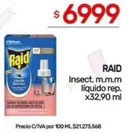 Nini Mayorista Raid insect. m.m.m líquido rep. oferta